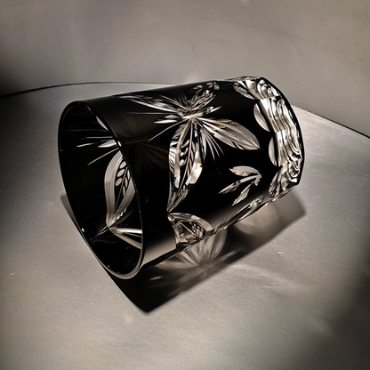 Edo Kiriko "Ink Butterfly" Whiskey Glass